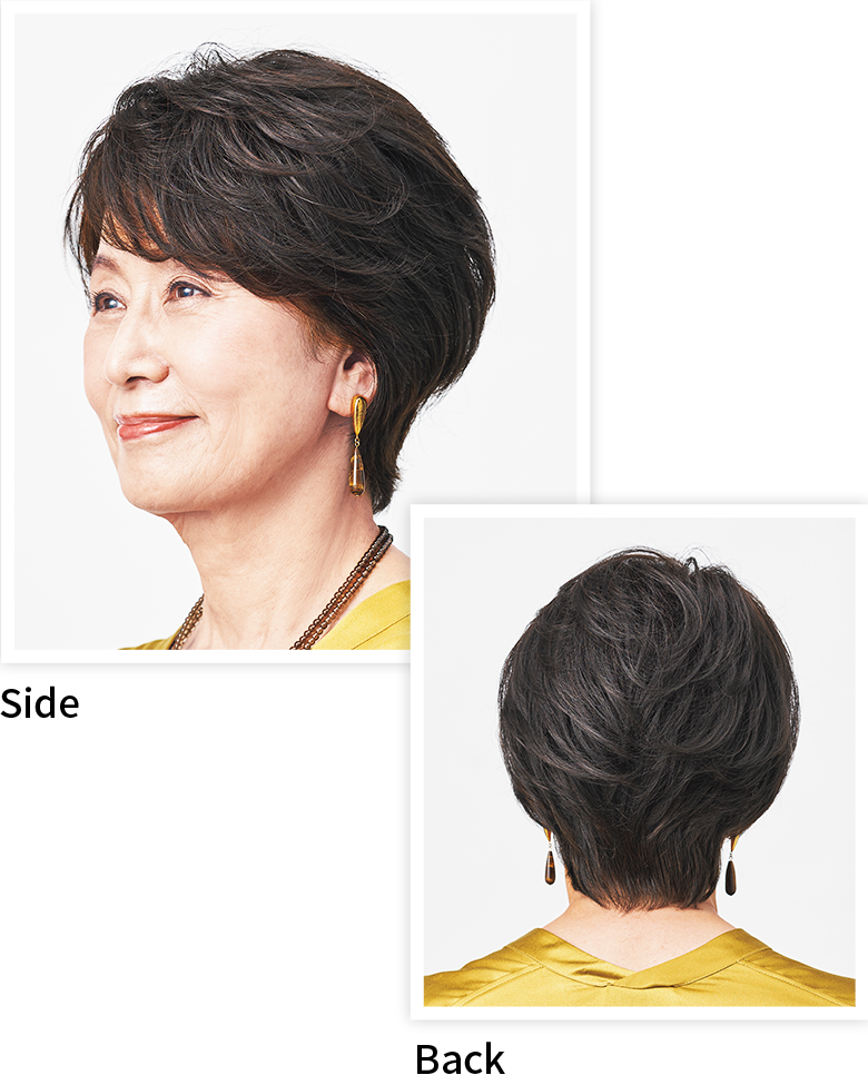 訂造假髮 優雅短捲髮