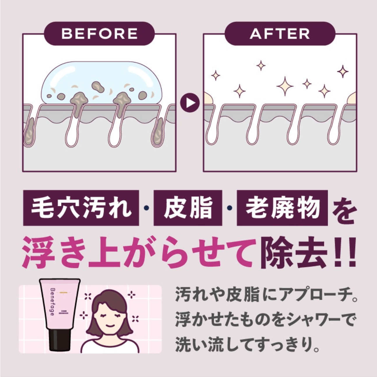 V6 Benefage 頭皮深層清潔